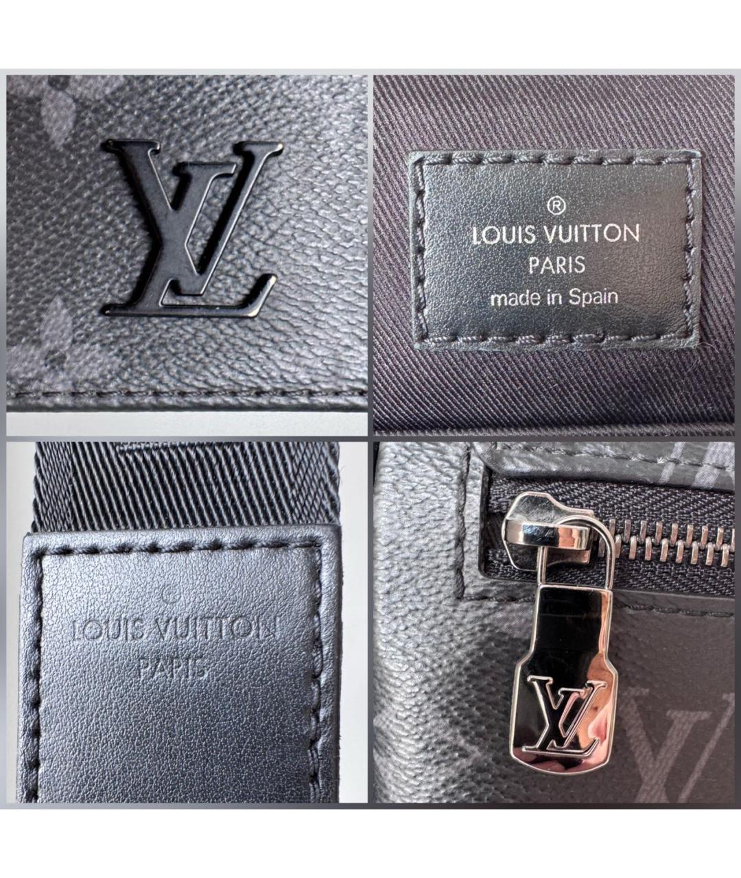 LOUIS VUITTON Черная сумка на плечо, фото 6