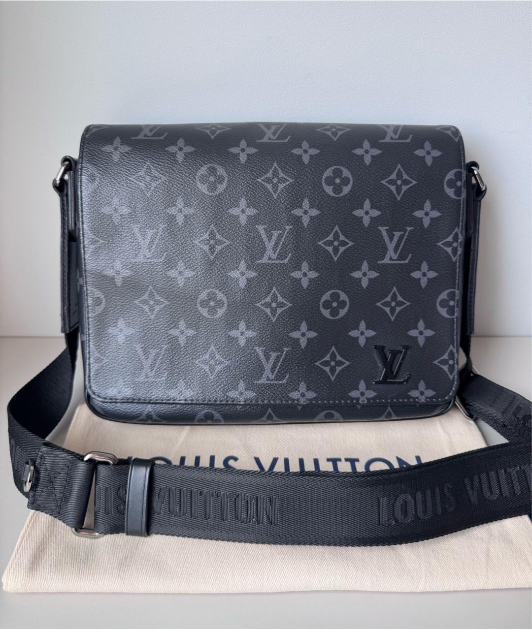 LOUIS VUITTON Черная сумка на плечо, фото 2