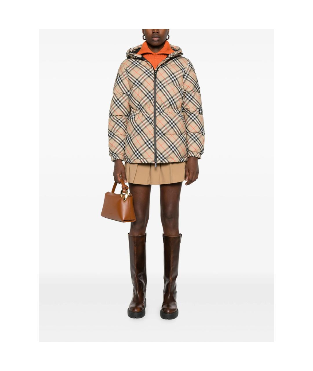 BURBERRY Мульти полиэстеровый пуховик, фото 4
