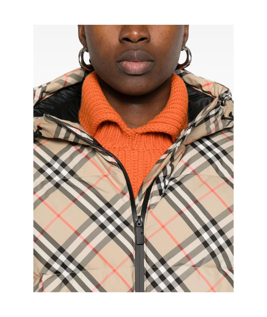 BURBERRY Мульти полиэстеровый пуховик, фото 3