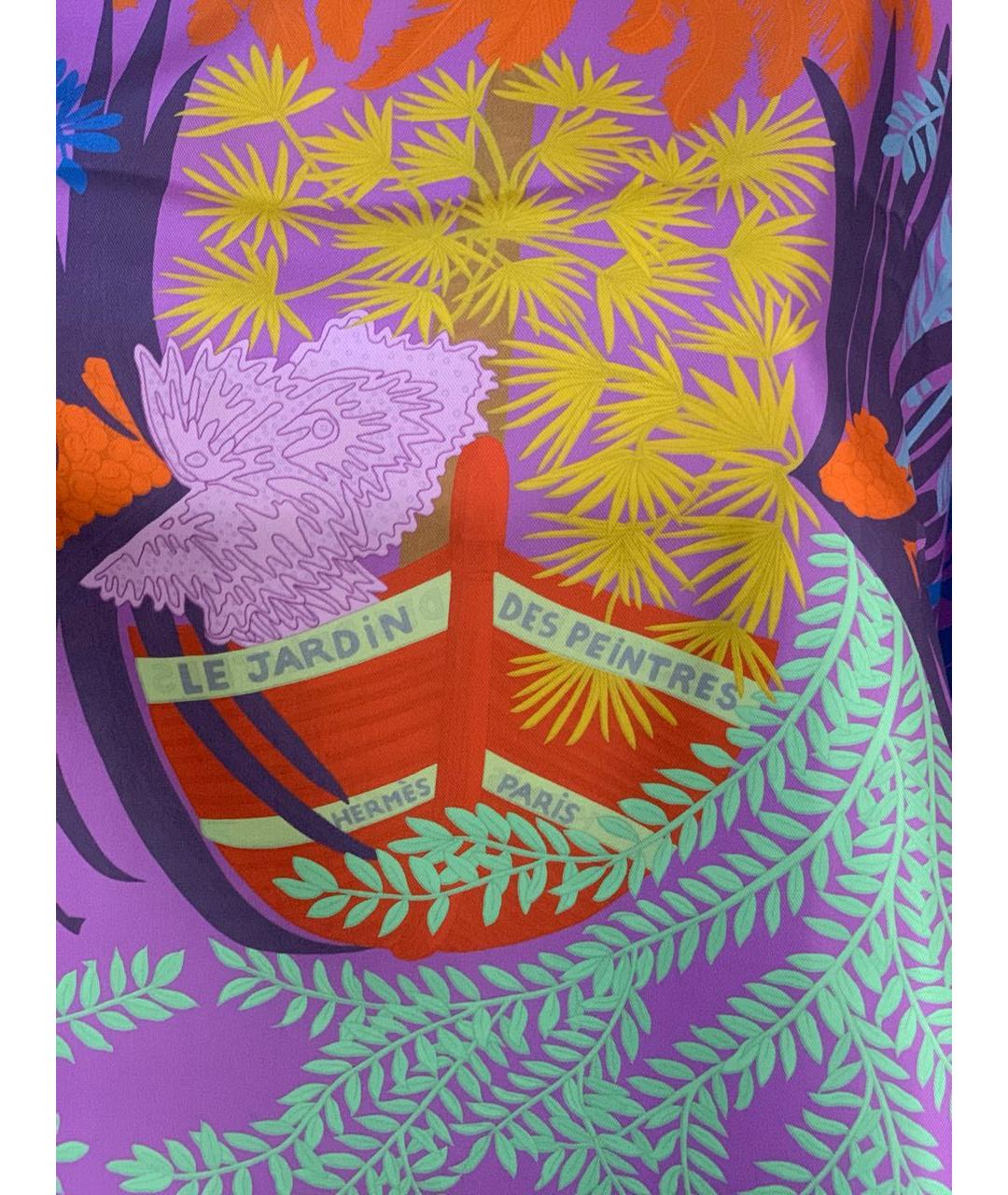 HERMES Мульти шелковая туника, фото 6