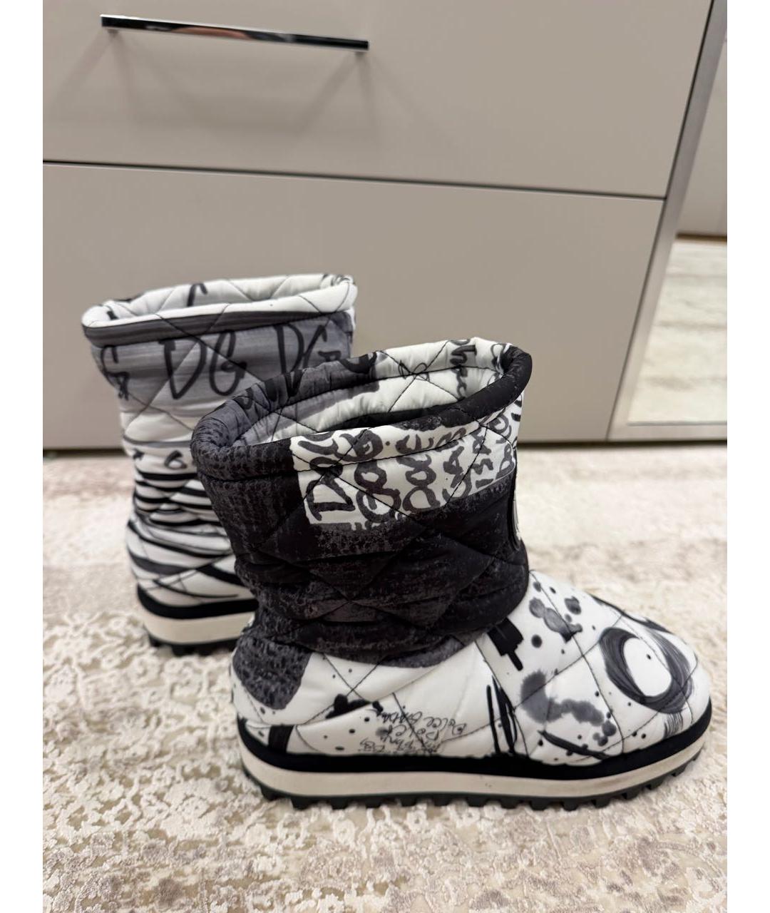 DOLCE&GABBANA Мульти текстильные сапоги, фото 3