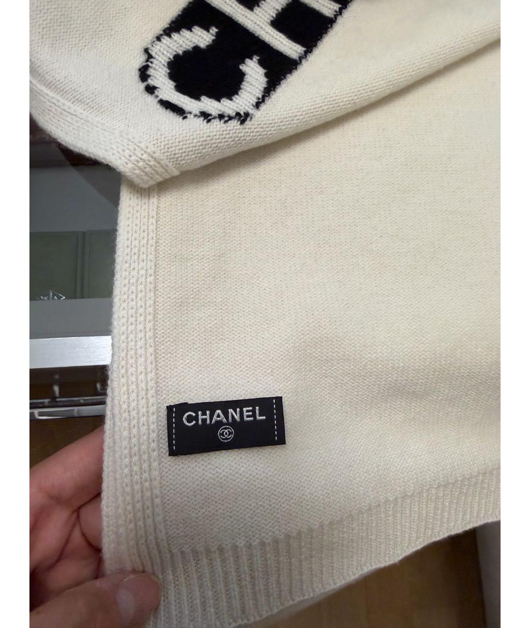 CHANEL Бежевая кашемировая шапка, фото 2