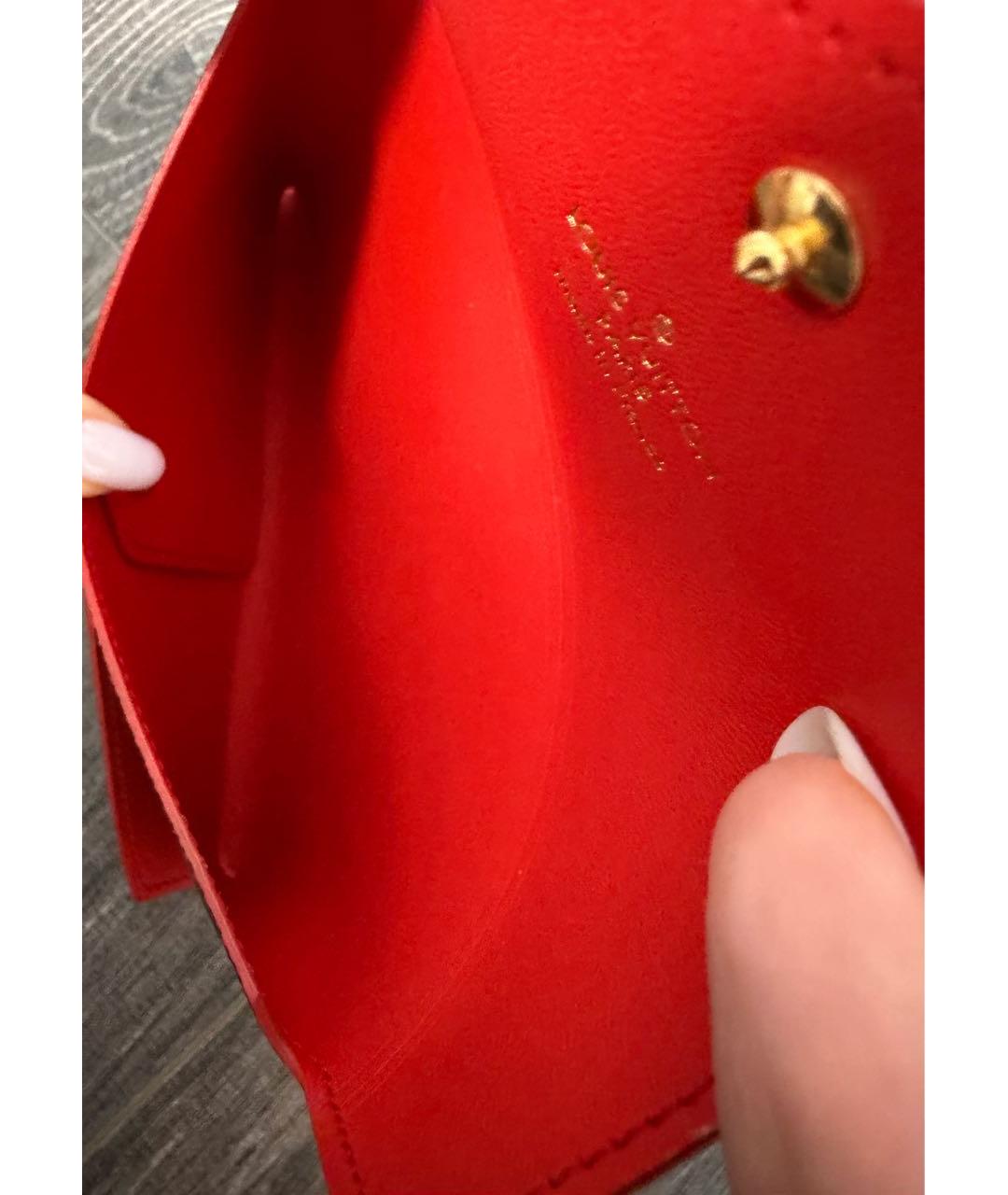 LOUIS VUITTON Коричневый кошелек, фото 5