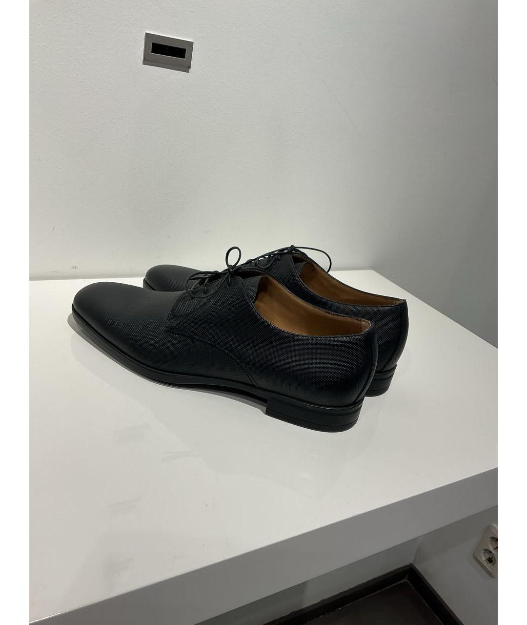 HUGO BOSS Черные кожаные туфли, фото 2