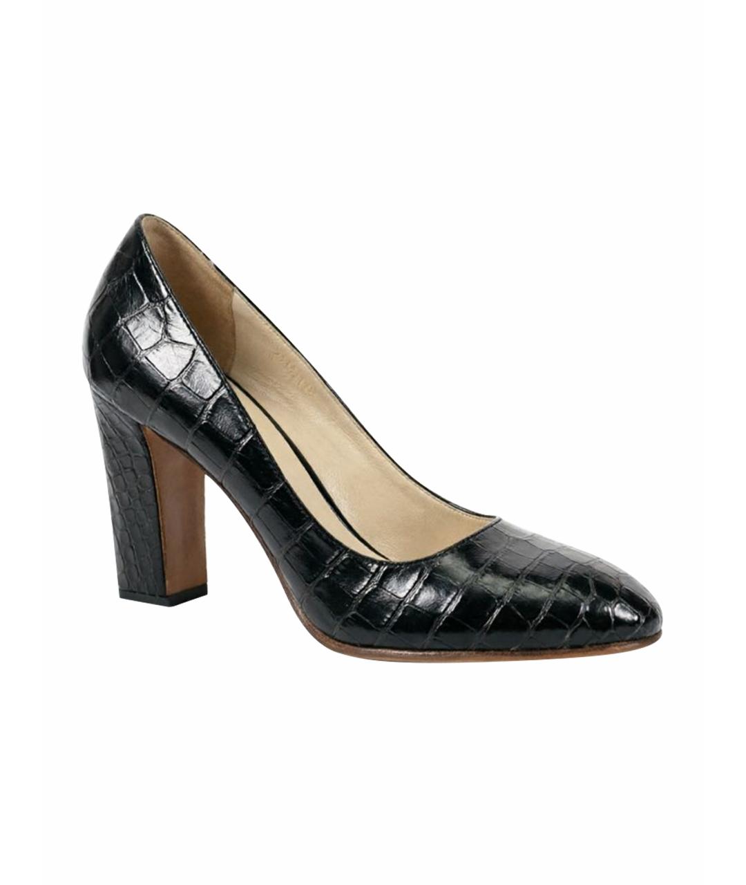 PRADA Черные туфли из экзотической кожи, фото 1