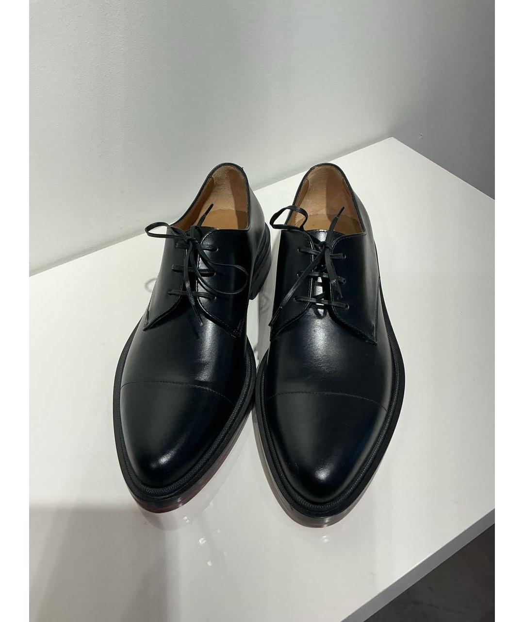 HUGO BOSS Черные кожаные туфли, фото 2