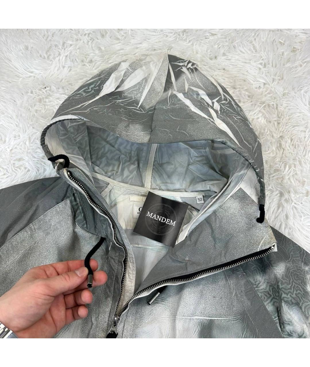 CP COMPANY Серая полиэстеровая куртка, фото 3
