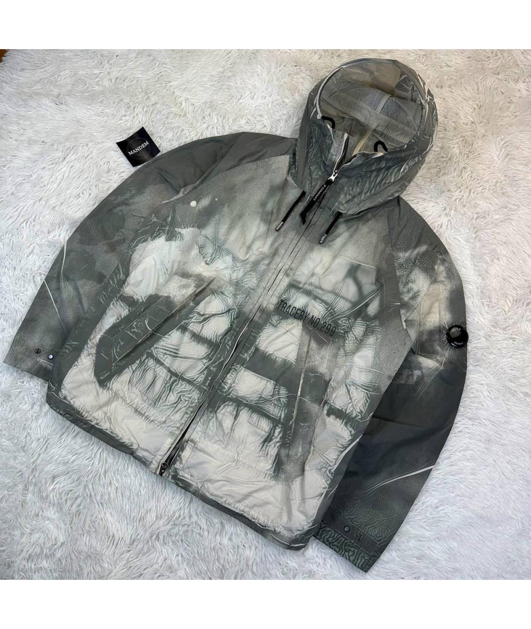 CP COMPANY Серая полиэстеровая куртка, фото 5