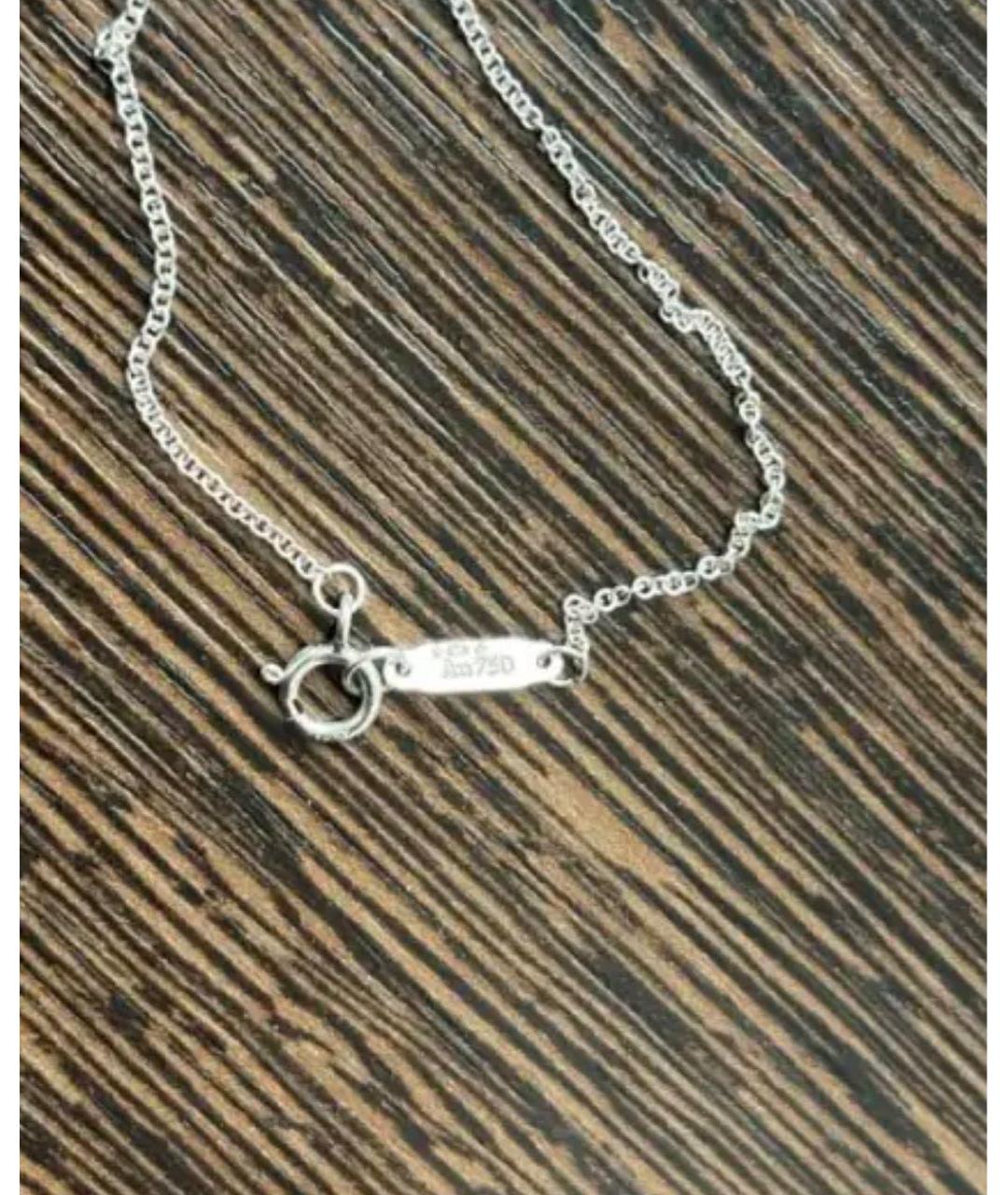 TIFFANY&CO Серебряная цепочка из белого золота, фото 6