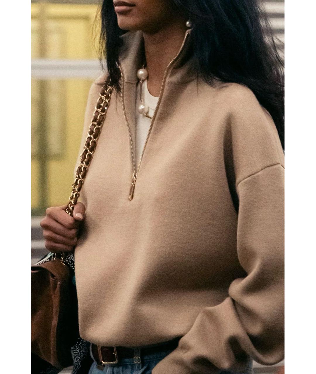 CHANEL Бежевый джемпер / свитер, фото 5