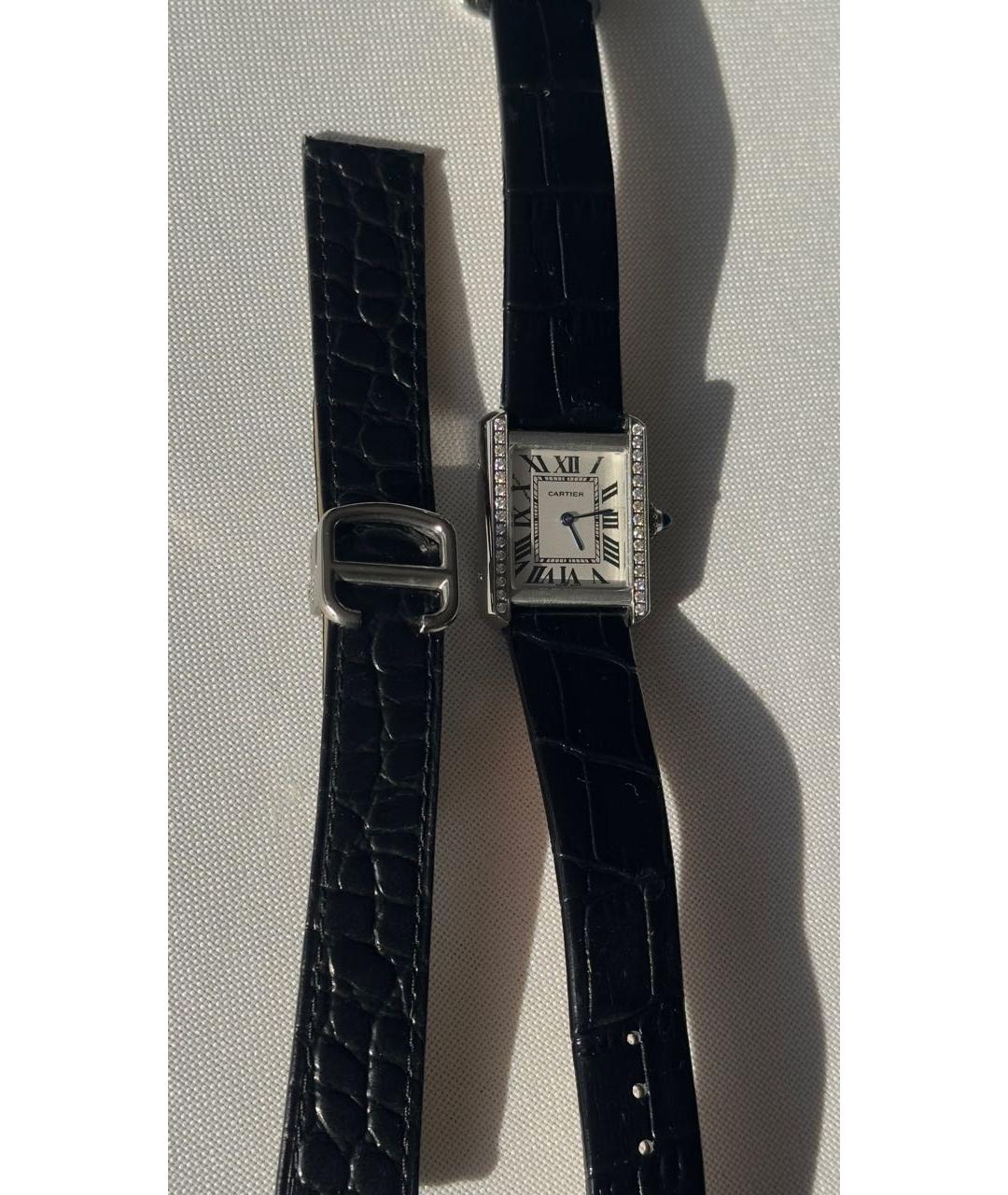 CARTIER Белые часы, фото 8