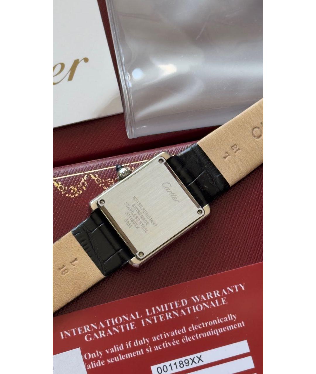 CARTIER Белые часы, фото 7