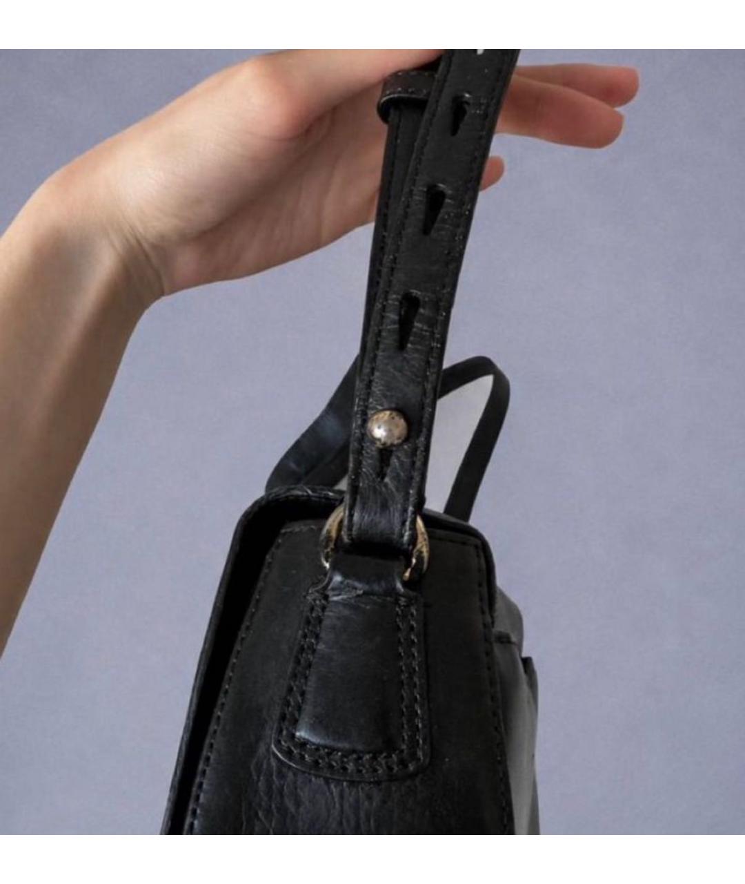 ALEXANDER WANG Черная кожаная сумка через плечо, фото 8