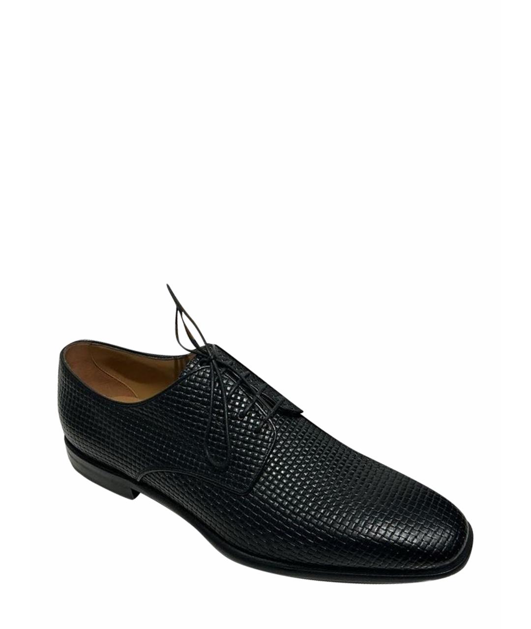 HUGO BOSS Черные кожаные туфли, фото 1