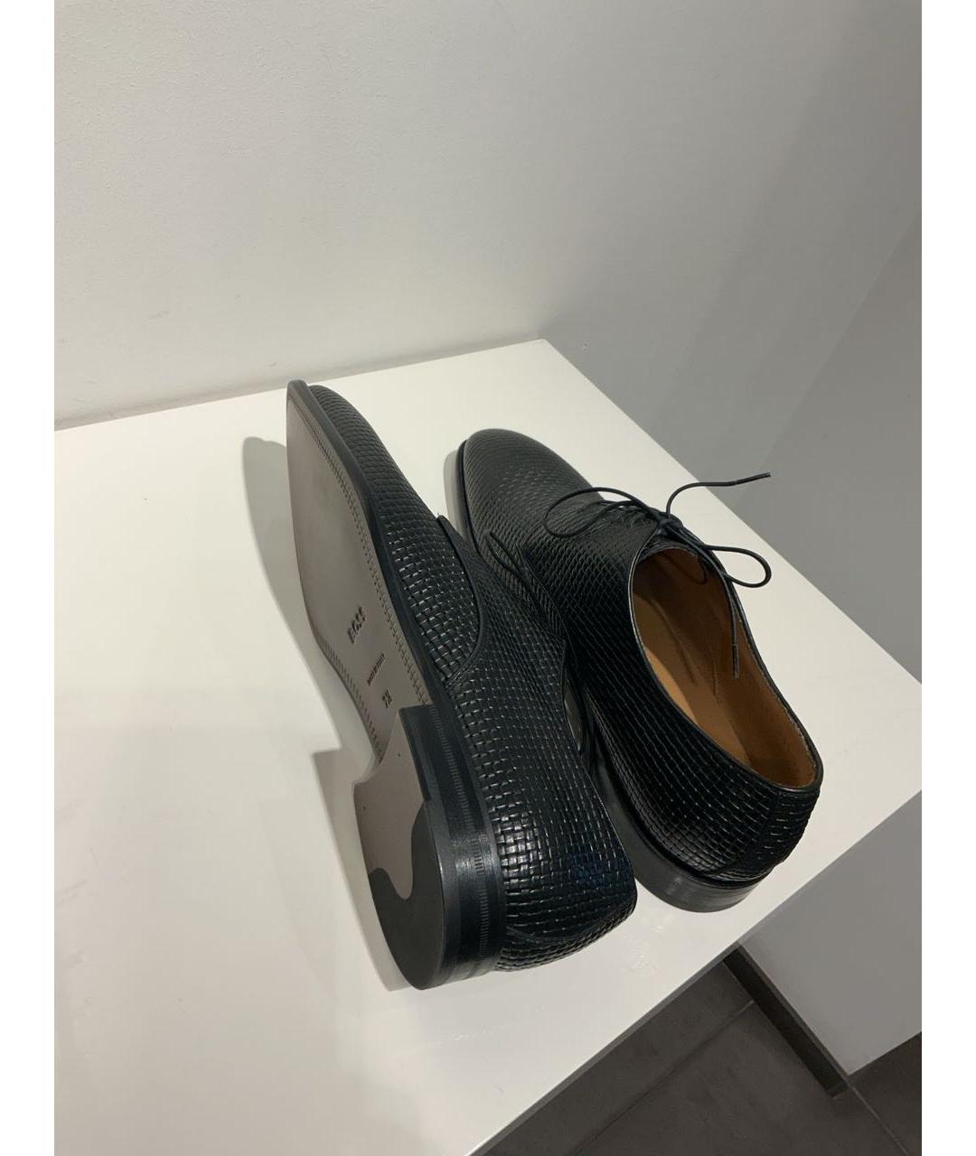 HUGO BOSS Черные кожаные туфли, фото 3
