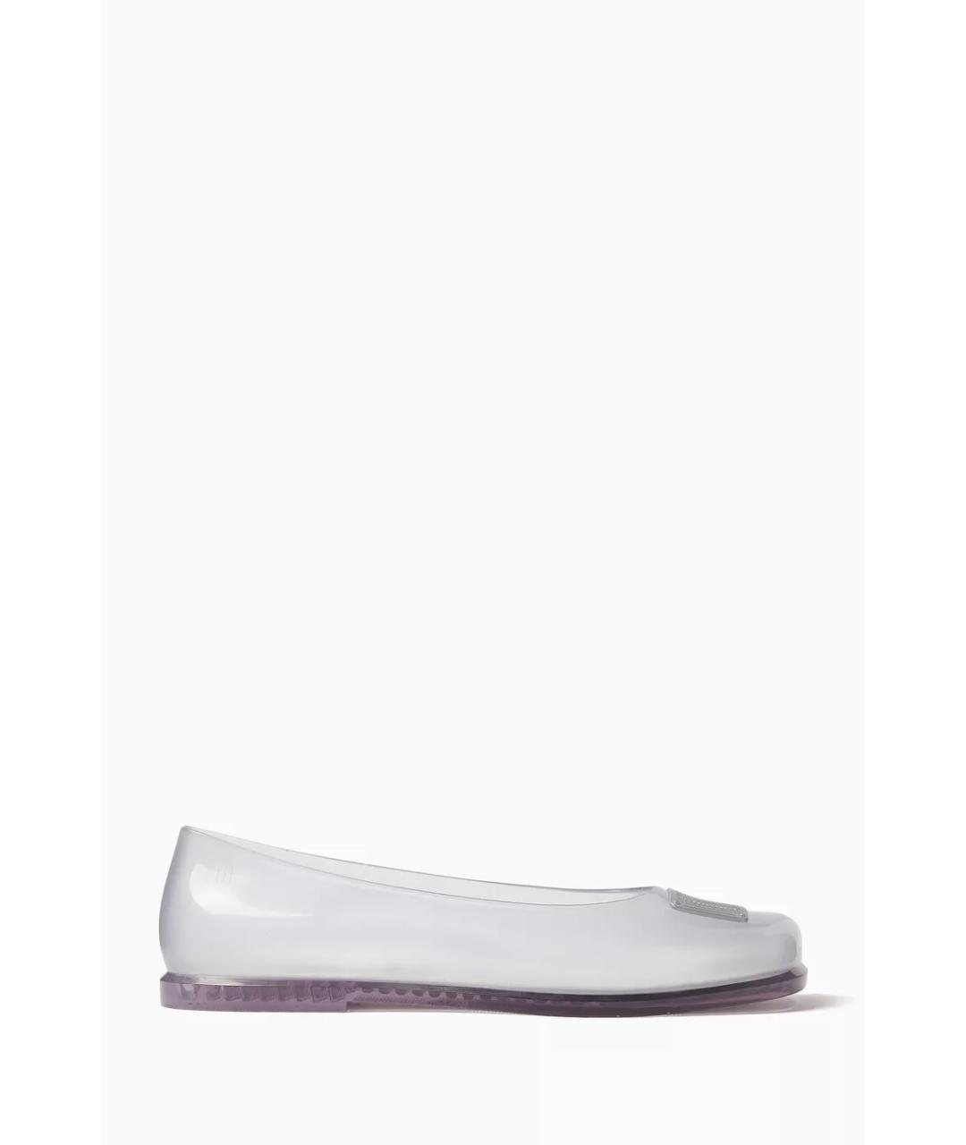 MARC JACOBS Белые резиновые балетки, фото 8
