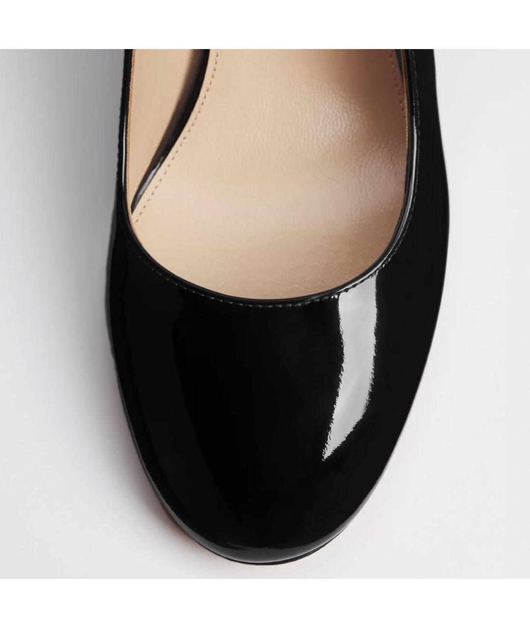 CHRISTIAN DIOR Черные туфли из лакированной кожи, фото 3