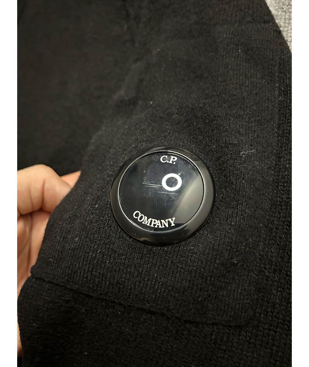 CP COMPANY Черный шерстяной джемпер / свитер, фото 4