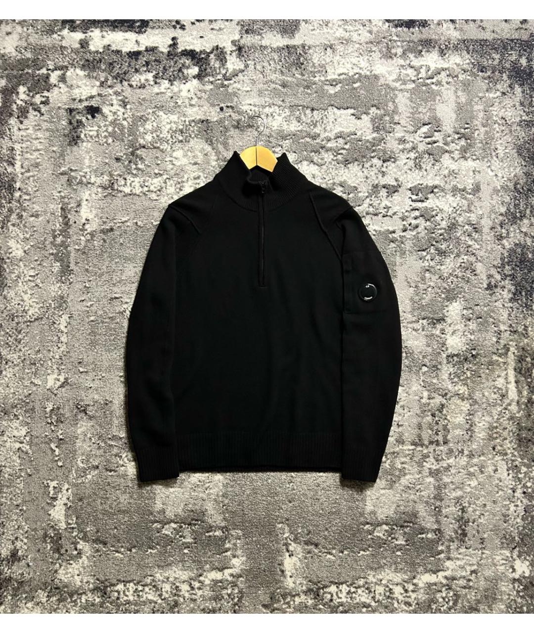 CP COMPANY Черный шерстяной джемпер / свитер, фото 2
