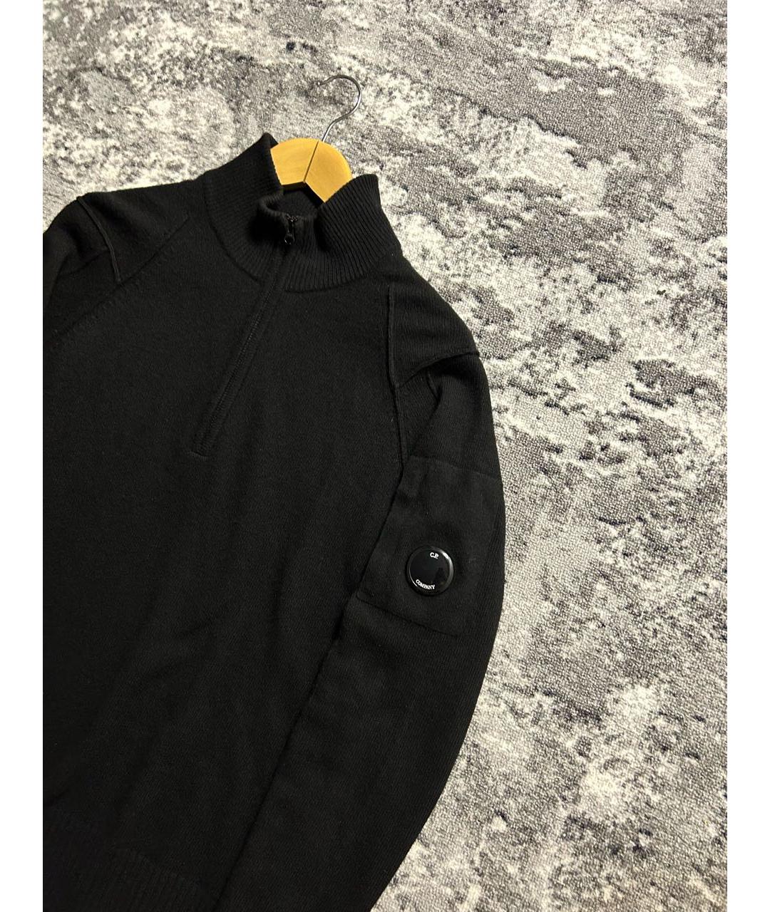 CP COMPANY Черный шерстяной джемпер / свитер, фото 3