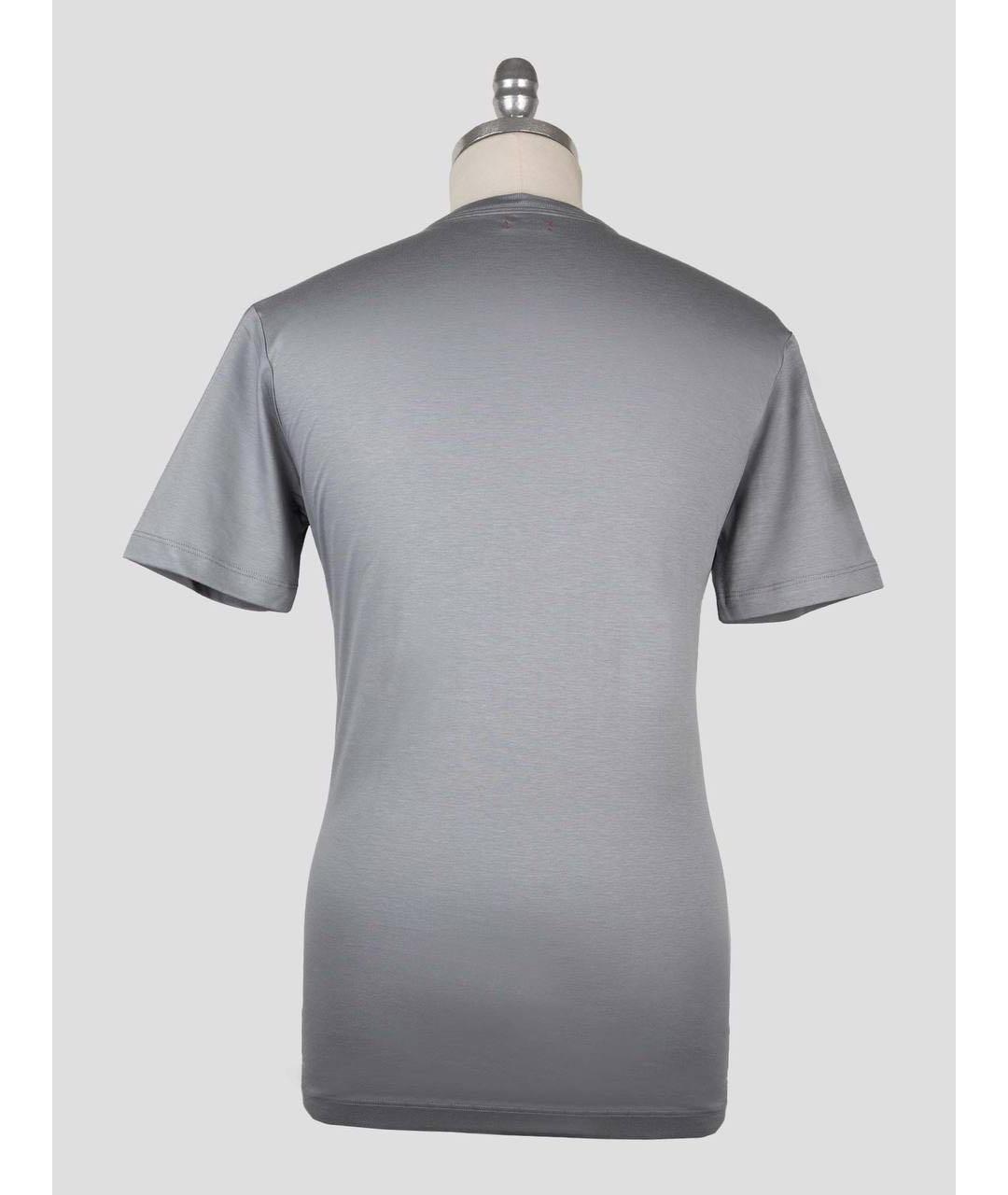 KITON Серая хлопковая футболка, фото 2