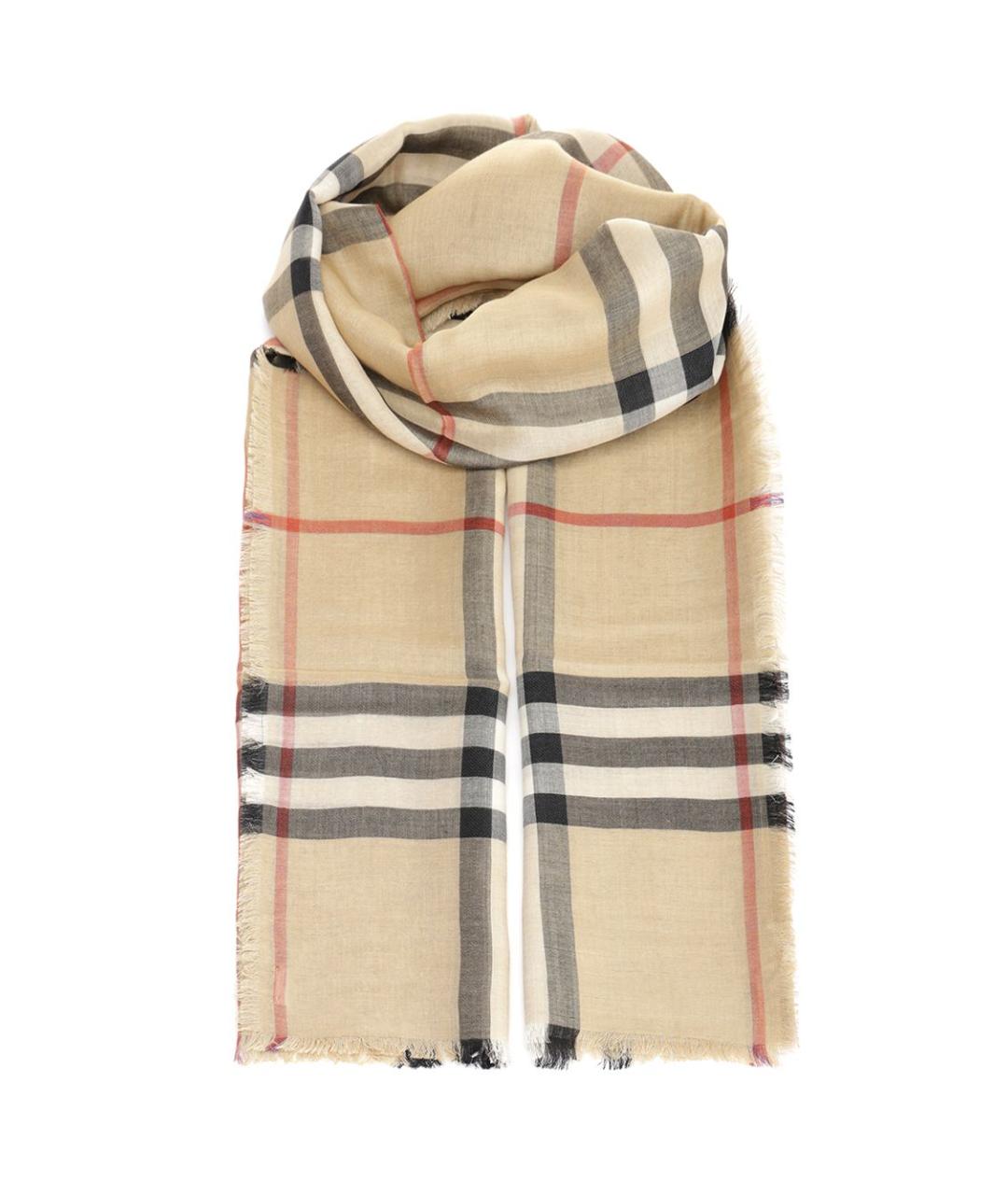 BURBERRY Мульти шерстяной шарф, фото 1