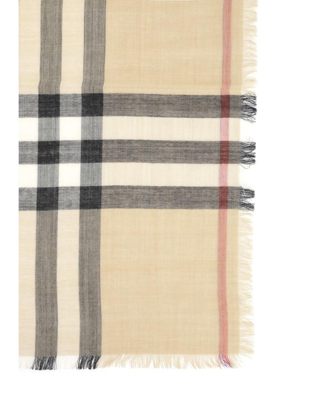 BURBERRY Мульти шерстяной шарф, фото 2