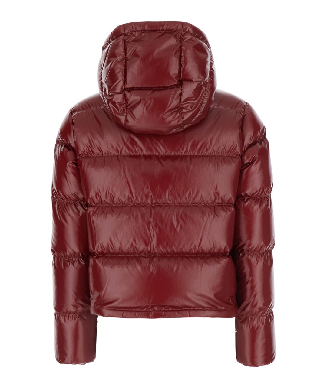 MONCLER Красный пуховик, фото 2