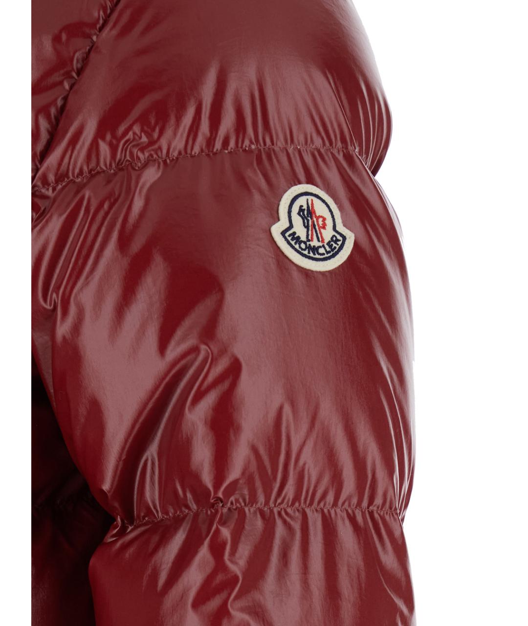 MONCLER Красный пуховик, фото 3