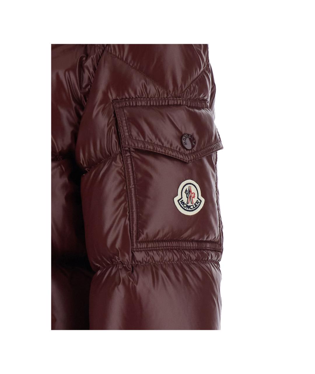 MONCLER Красный пуховик, фото 3