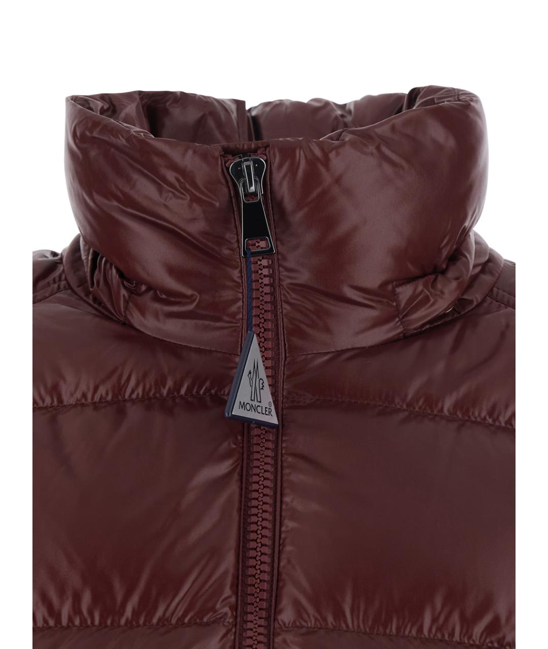 MONCLER Красный пуховик, фото 4