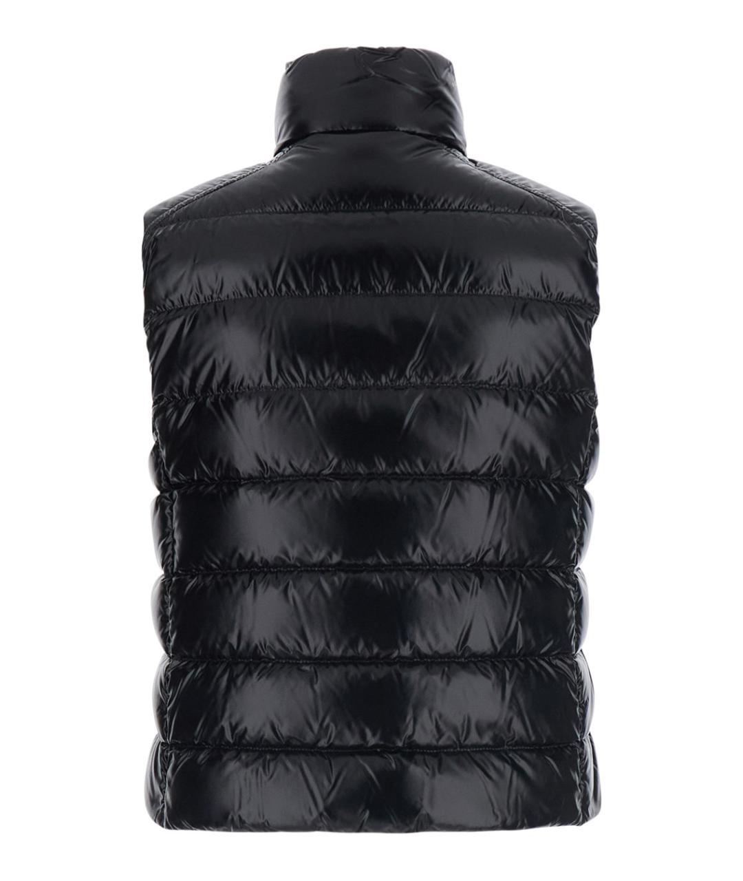 MONCLER Черный жилет, фото 2