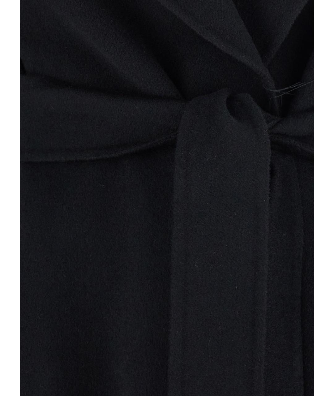 MAX MARA STUDIO Черное пальто, фото 3