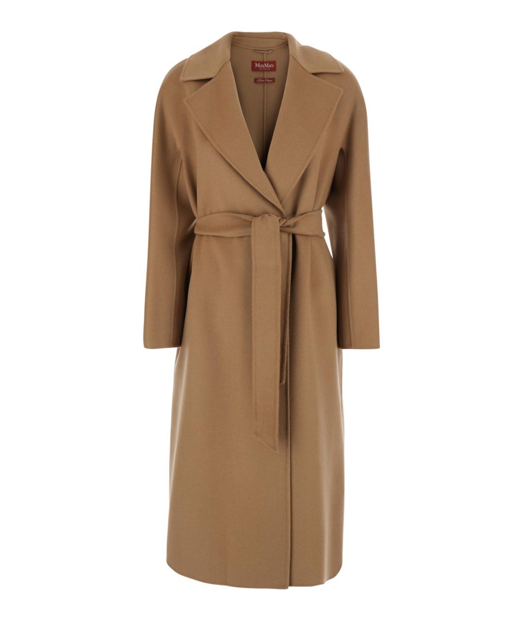 MAX MARA STUDIO Бежевое пальто, фото 1