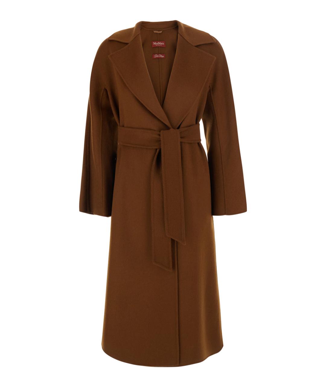 MAX MARA STUDIO Коричневое пальто, фото 1