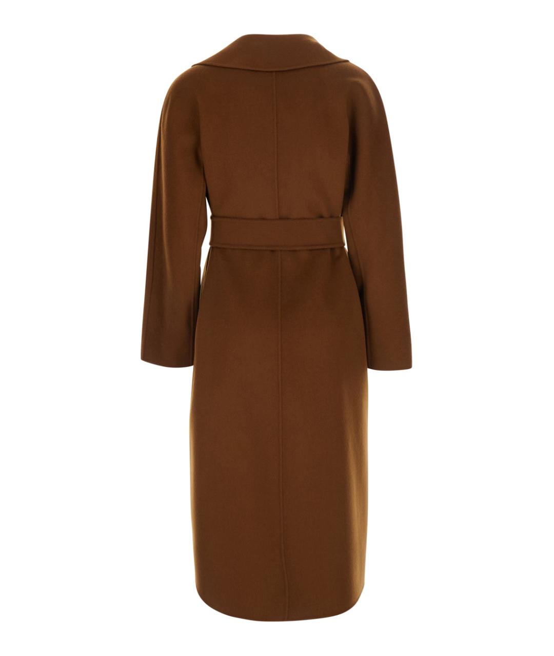 MAX MARA STUDIO Коричневое пальто, фото 2