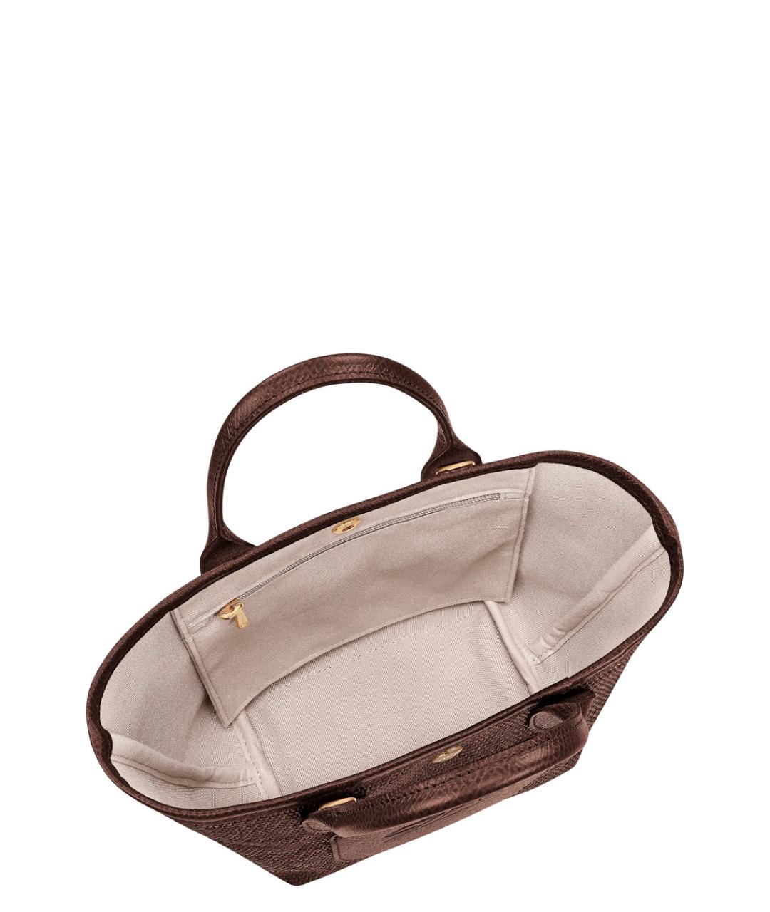 LONGCHAMP Коричневая сумка тоут, фото 4