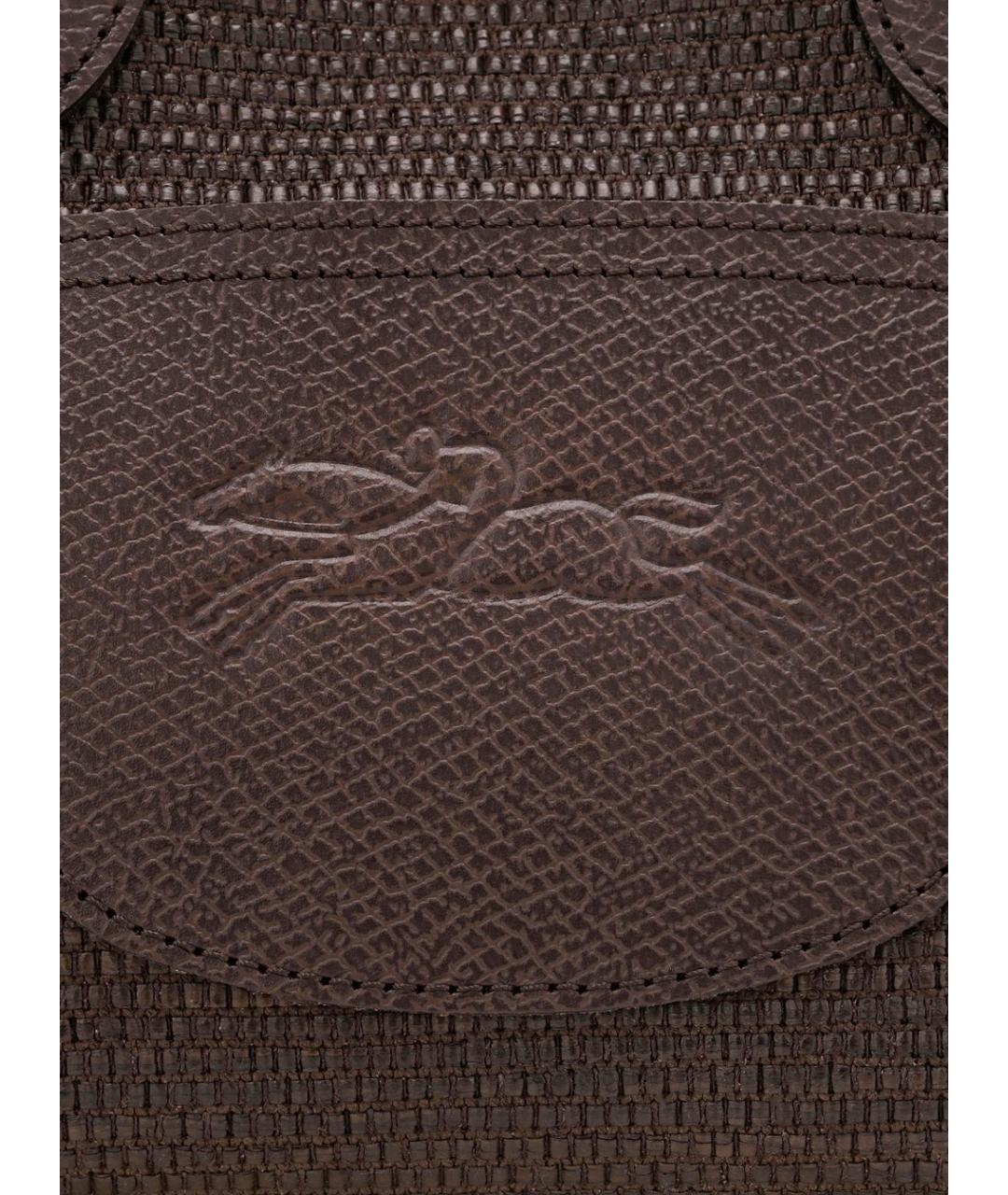 LONGCHAMP Коричневая сумка тоут, фото 3