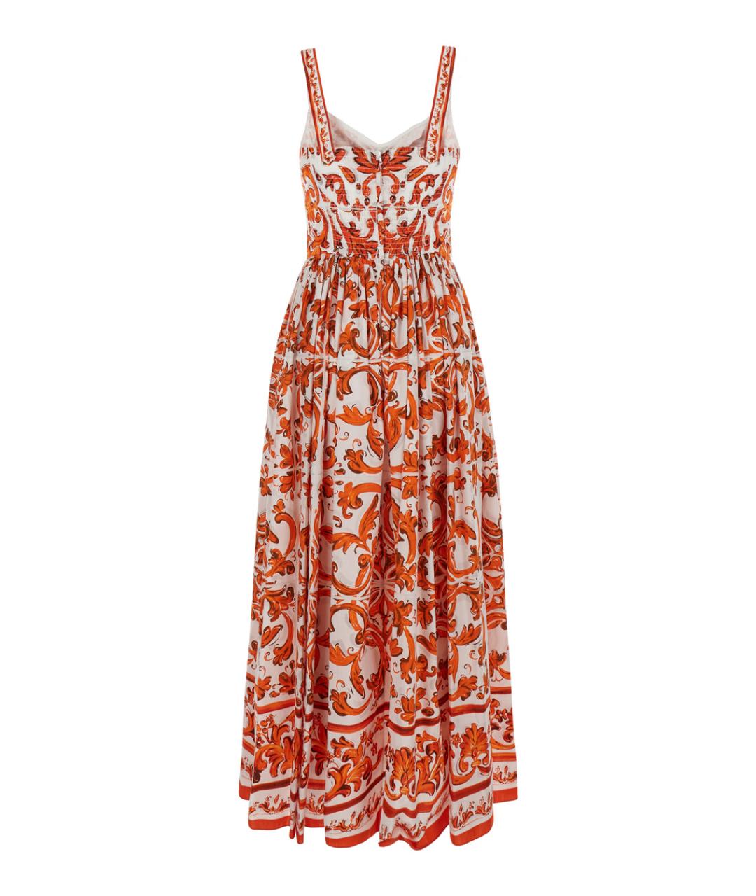 DOLCE&GABBANA Мульти хлопковое повседневное платье, фото 2