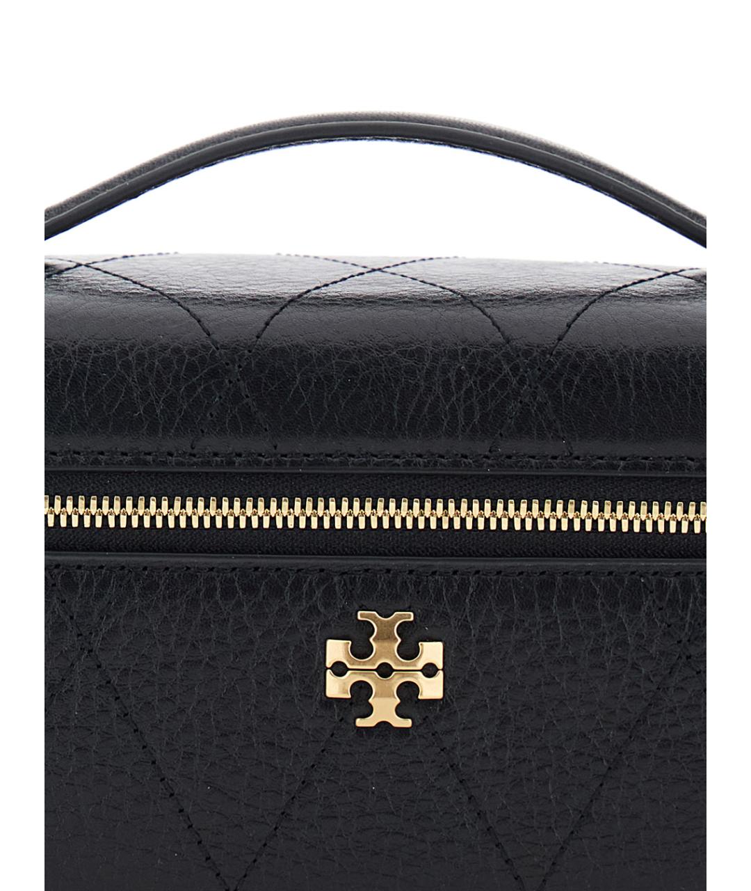 TORY BURCH Черная кожаная сумка через плечо, фото 3