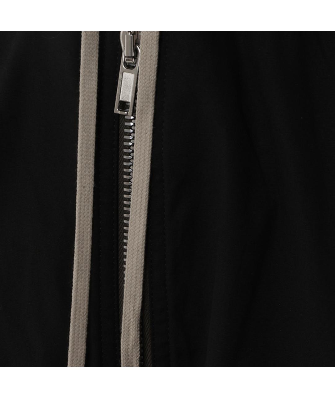 RICK OWENS Черные хлопковые повседневные брюки, фото 4