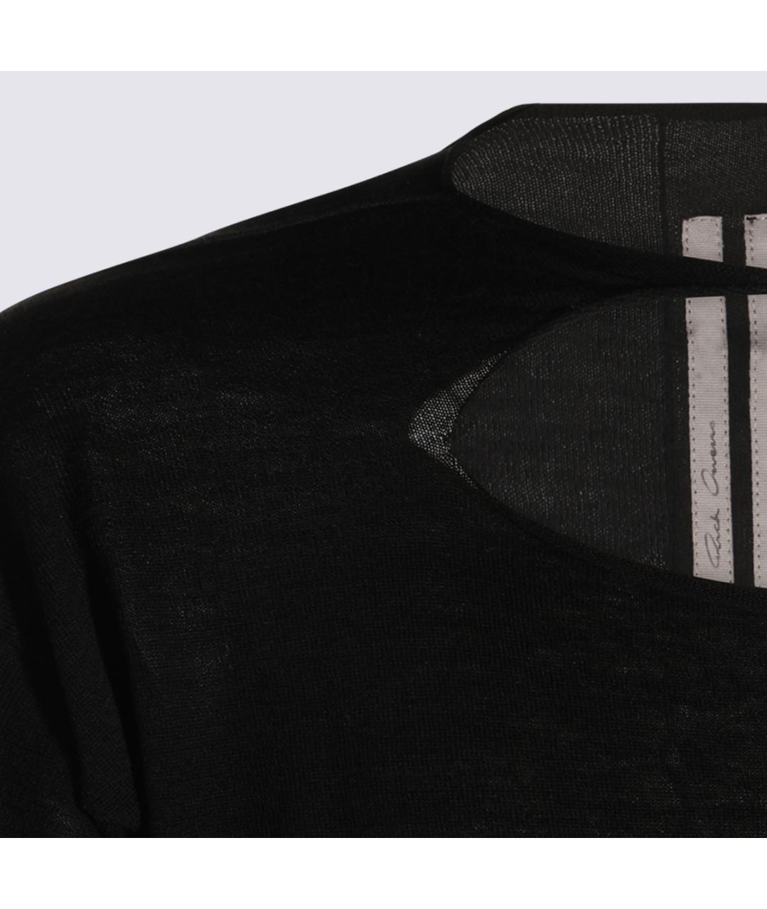 RICK OWENS Черный шерстяной джемпер / свитер, фото 3