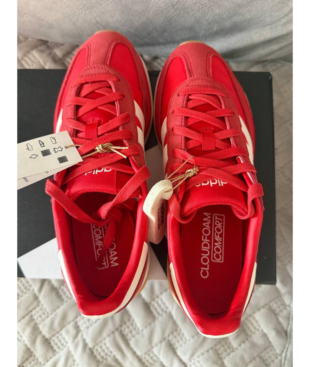 ADIDAS Красные кроссовки, фото 3