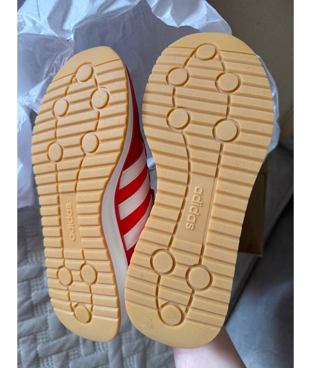 ADIDAS Красные кроссовки, фото 5