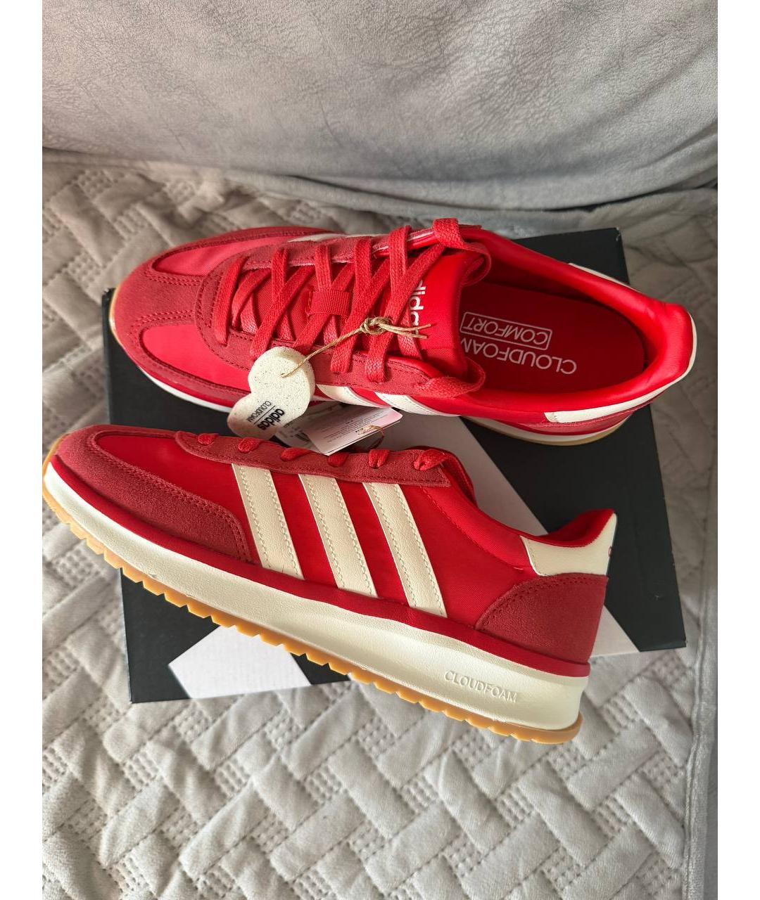 ADIDAS Красные кроссовки, фото 6