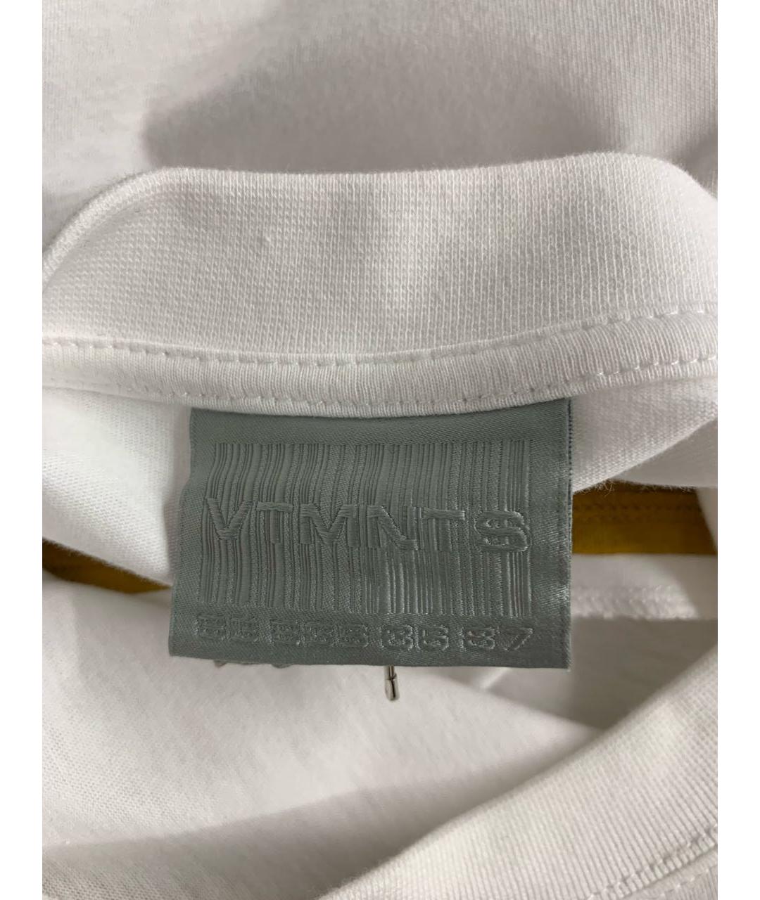 VETEMENTS Горчичная хлопковая футболка, фото 8