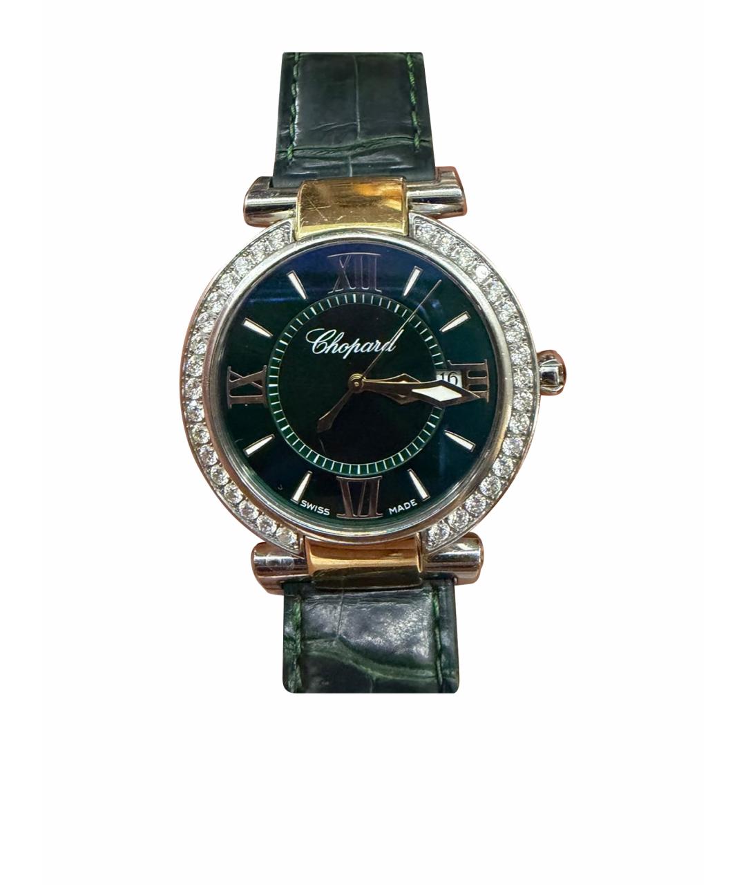 CHOPARD Зеленые часы из желтого золота, фото 1