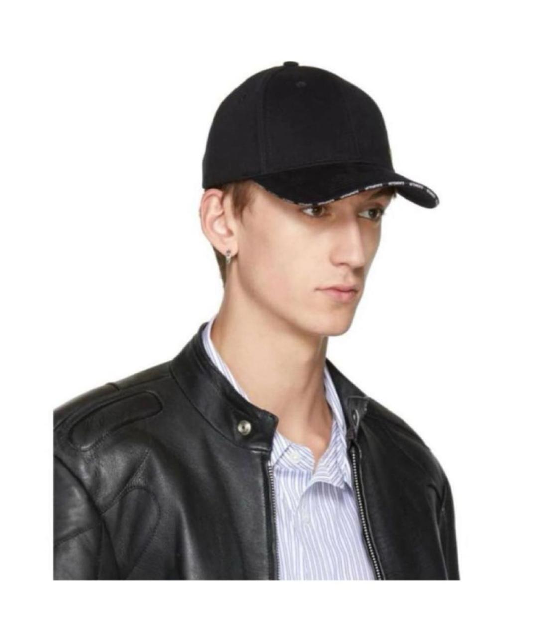 VETEMENTS Черная хлопковая кепка/бейсболка, фото 4