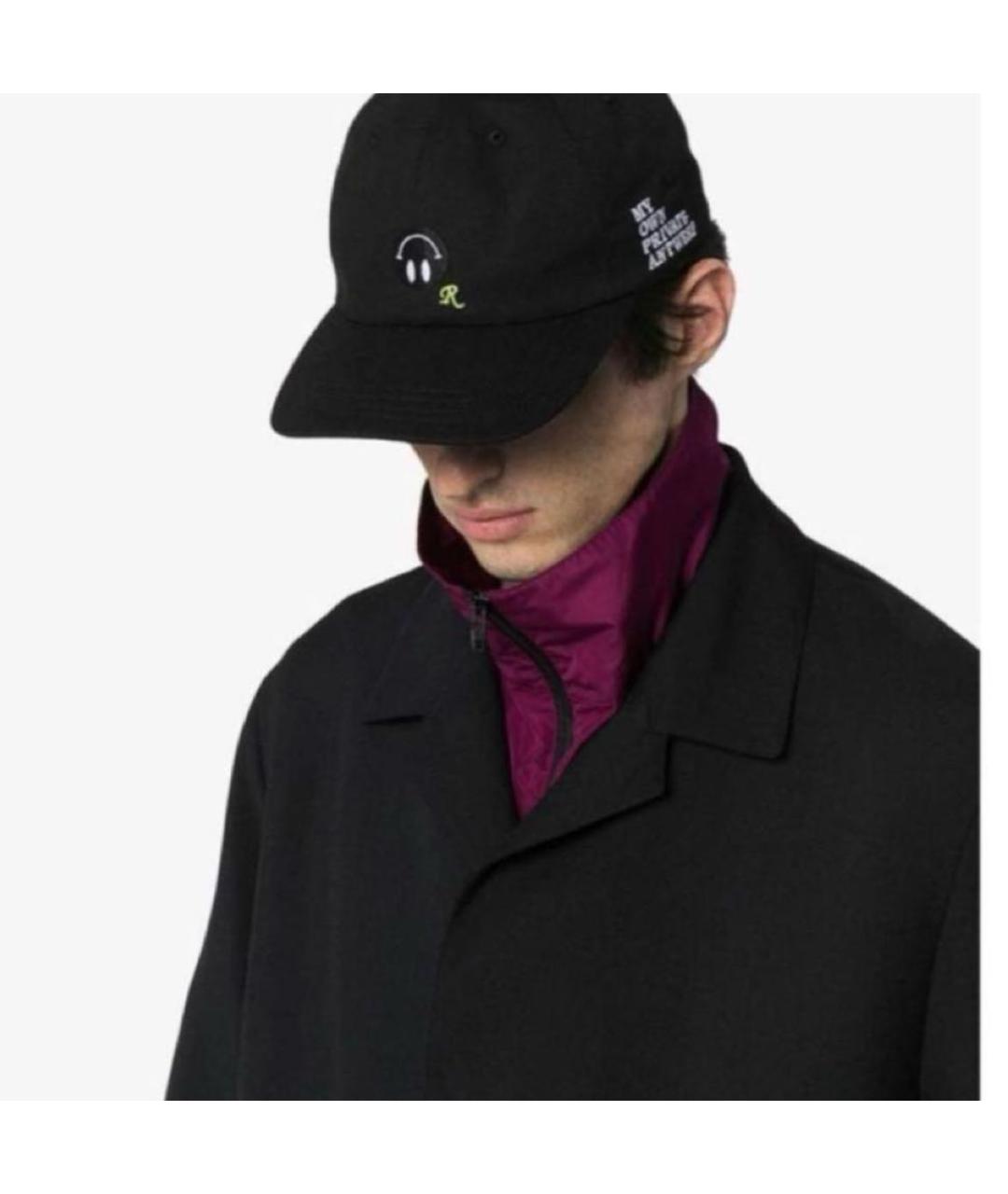RAF SIMONS Черная хлопковая кепка/бейсболка, фото 4